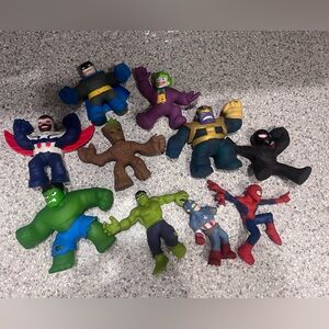 Marvel Superhero Kids Toy Figures Pack - Assorted Colors